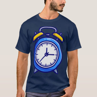 Illustratie Cartoon wekker T-shirt