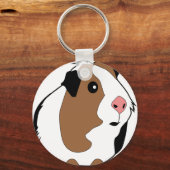 Illustratie cavia's sleutelhanger (Voorkant)