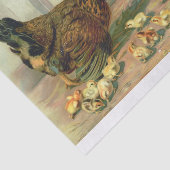 Illustratie Chicken Chick Dog Tissuepapier (Detail)