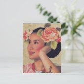  illustratie Chinese vrouw Briefkaart (Staand voorkant)