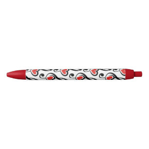 Illustratie Clef Love Music Zwarte Inkt Pen