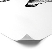 illustratie Deer Poster (Hoek)