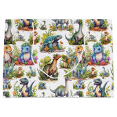 Illustratie Dinosaur Groot Cadeauzakje (Voorkant)