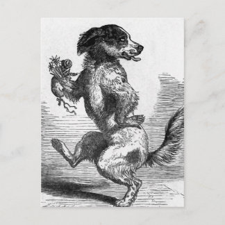  illustratie "Dog Dansa Jig" Briefkaart