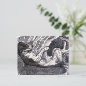  illustratie "Dog Reading Newspaper" Briefkaart (Staand voorkant)