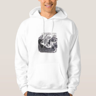  illustratie "Dog Reading Newspaper" Hoodie