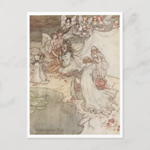 illustratie door Arthur Rackham Fairies Briefkaart