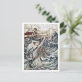  illustratie door Arthur Rackham Undine Briefkaart (Staand voorkant)