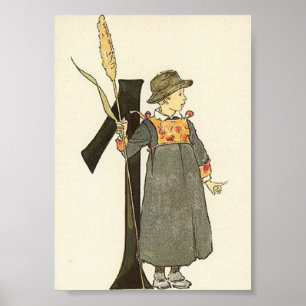 Illustratie door Ottilia Adelborg Mini Poster