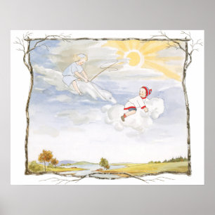 illustratie door Sibylle Von Olfers Poster