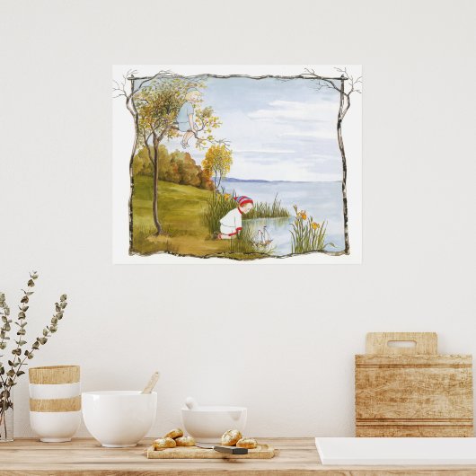 Illustratie door Sibylle Von Olfers Poster (Keuken)