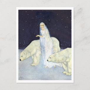  illustratie Edmund Dulac Ice Maiden Briefkaart