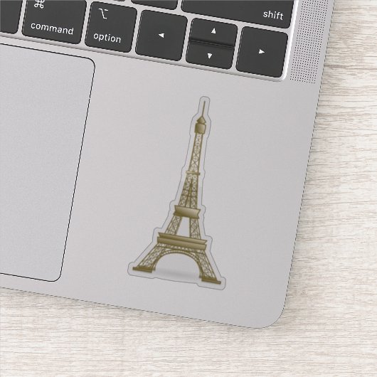 Illustratie Eiffel Sticker (Detail)