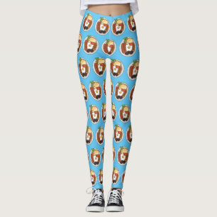 illustratie Engelse ontbijtcartoon Leggings