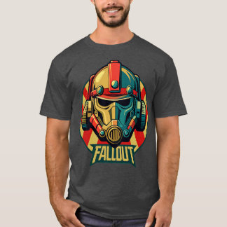 Illustratie Fallout Helm T-shirt