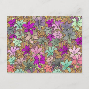 illustratie Floral Pattern Briefkaart