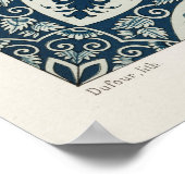 illustratie Floral Pattern Poster (Hoek)