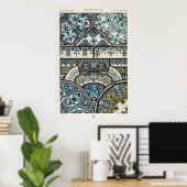 illustratie Floral Pattern Poster (Thuiskantoor)