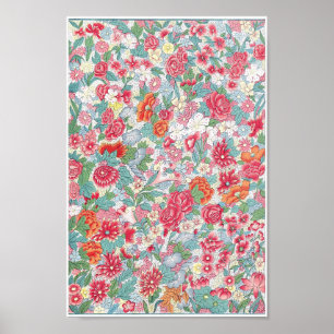  illustratie Floral Pattern Poster