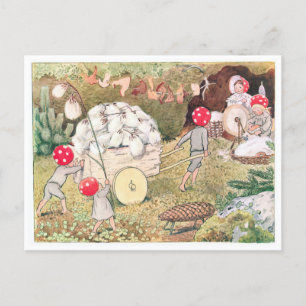  illustratie Forest Children Elsa Beskow Briefkaart