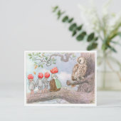illustratie Forest Children Elsa Beskow Briefkaart (Staand voorkant)
