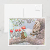 illustratie Forest Children Elsa Beskow Briefkaart (Voorkant / Achterkant)