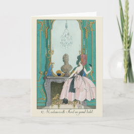 Illustratie Franse Mode George Barbier Kaart