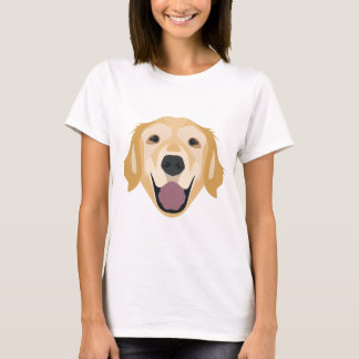 Illustratie Golden Retriever T-shirt