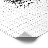  illustratie Golf Club 1920 Poster (Hoek)