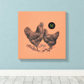 Illustratie Haan Monogram Canvas (Insitu (Houten vloer))