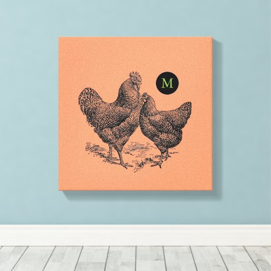 Illustratie Haan Monogram Canvas (Insitu (Houten vloer))