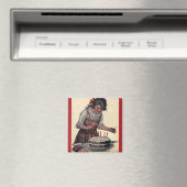  illustratie Happy Birthday Party vader Magneet (Insitu (Vaatwasser))