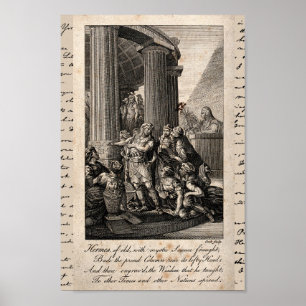 Illustratie Hermes Trismegistos Poster