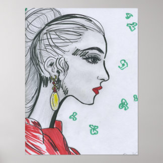 Illustratie Hoesje poster Magazine