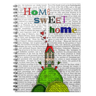 Illustratie Home Sweet Home Notitieboek