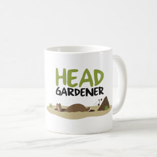 Illustratie hoofd Gardener Koffiemok