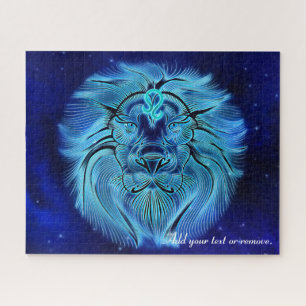 Illustratie, horoscoop astrologie Leo zodiac-teken Legpuzzel