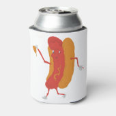 Illustratie Hot Dog Blikjeskoeler (Blikje Achterkant)