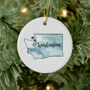 Illustratie illustratie schilderen in Washington S Keramisch Ornament