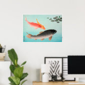 Illustratie  karp poster (Thuiskantoor)