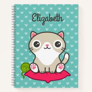 Illustratie Kat Cute Notitieboek