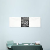 Illustratie kerstfeestscène spandoek (Beurs)