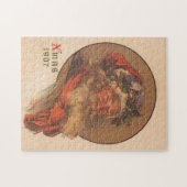 Illustratie  kerstman (1907) legpuzzel (Horizontaal)