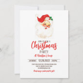 Illustratie kerstman kaart (Voorkant)