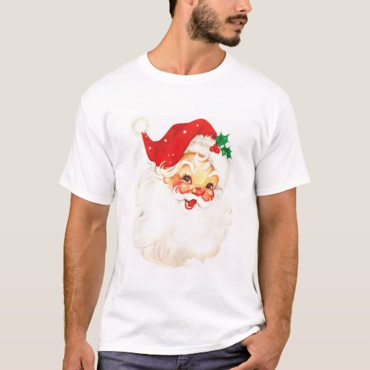 Illustratie  kerstman t-shirt (Voorkant)