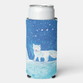 Illustratie kleine poolvos (Vulpes lagopus) (Seltzer Voorkant)