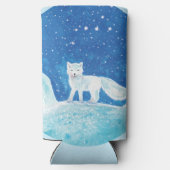 Illustratie kleine poolvos (Vulpes lagopus) (Achterkant)