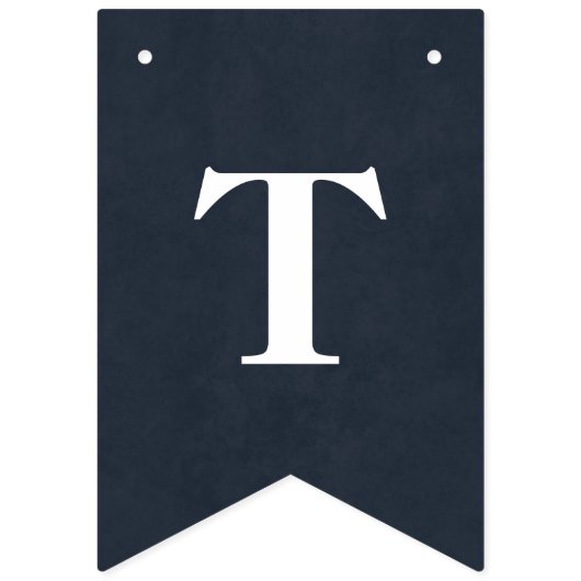 Illustratie: Knot Bunting Banner Flags - marine (Tweede vlag)