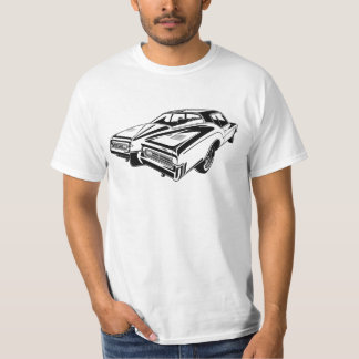 Illustratie kunstwerk Buick Riviera GS 1971 achter T-shirt