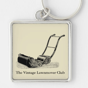  ILLUSTRATIE Lawn Mower Custom Sleutelhanger